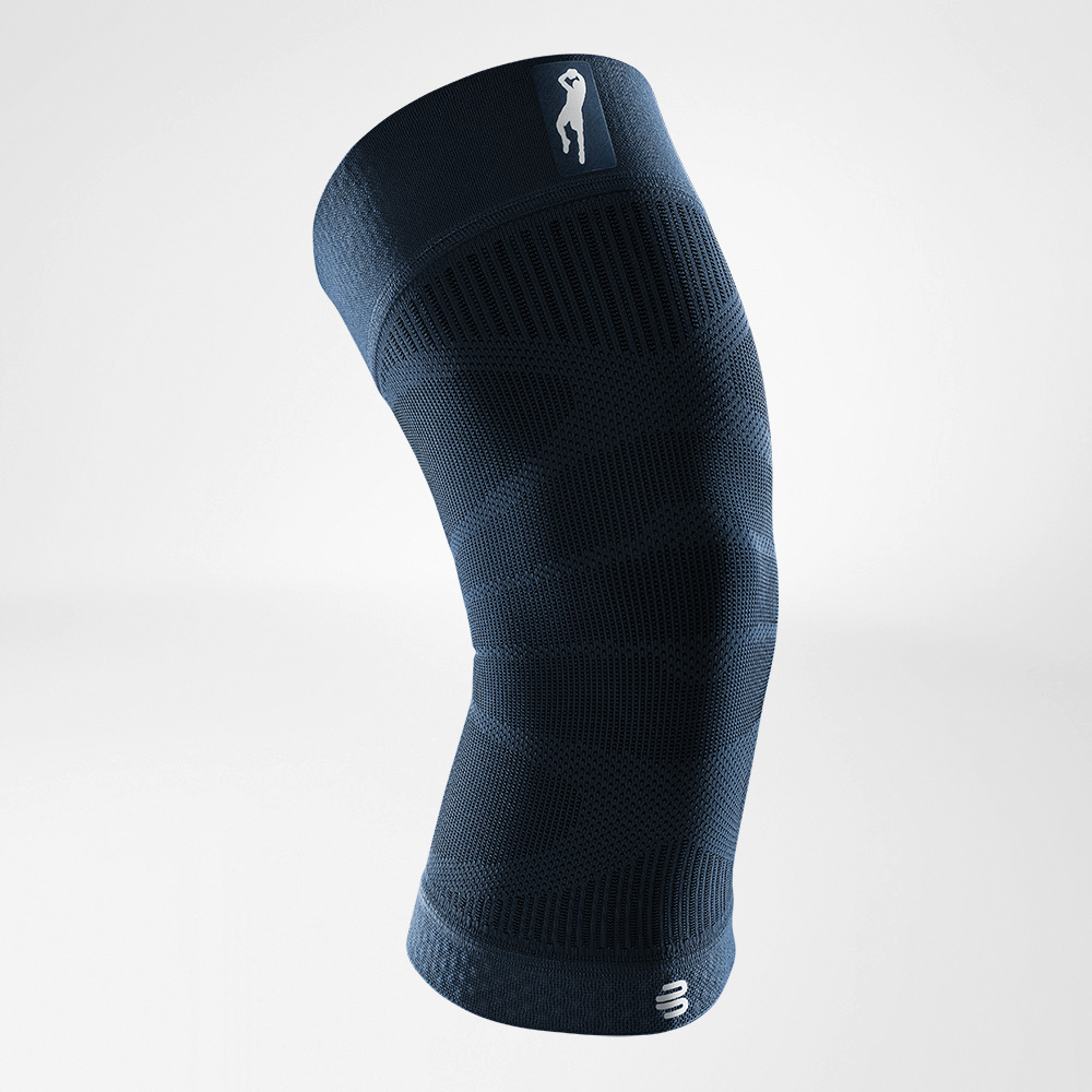 Knie mouw Dirk Nowitzki vooraan bekeken Volledig uitzicht op de knieklees Dirk Nowitzki -editie