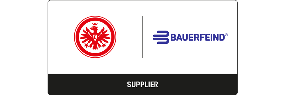 Logo van het sportpartnerschap tussen Bauerfeind en Eintracht Frankfurt