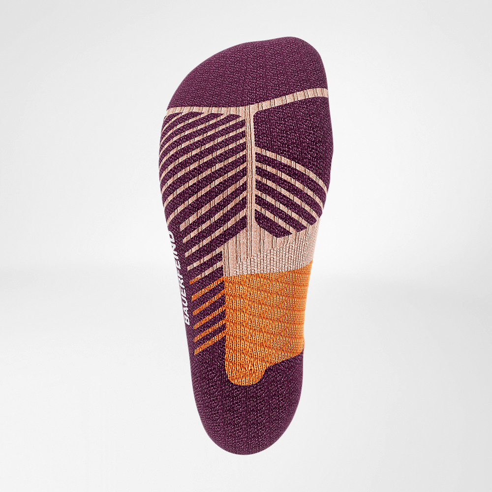 Trailrun - Running Socks Sunrisepeach Unteraicht Bekijk van onderstaande - Gedetailleerd beeld van de reliëf pekel van de Trail Run - Running Socks