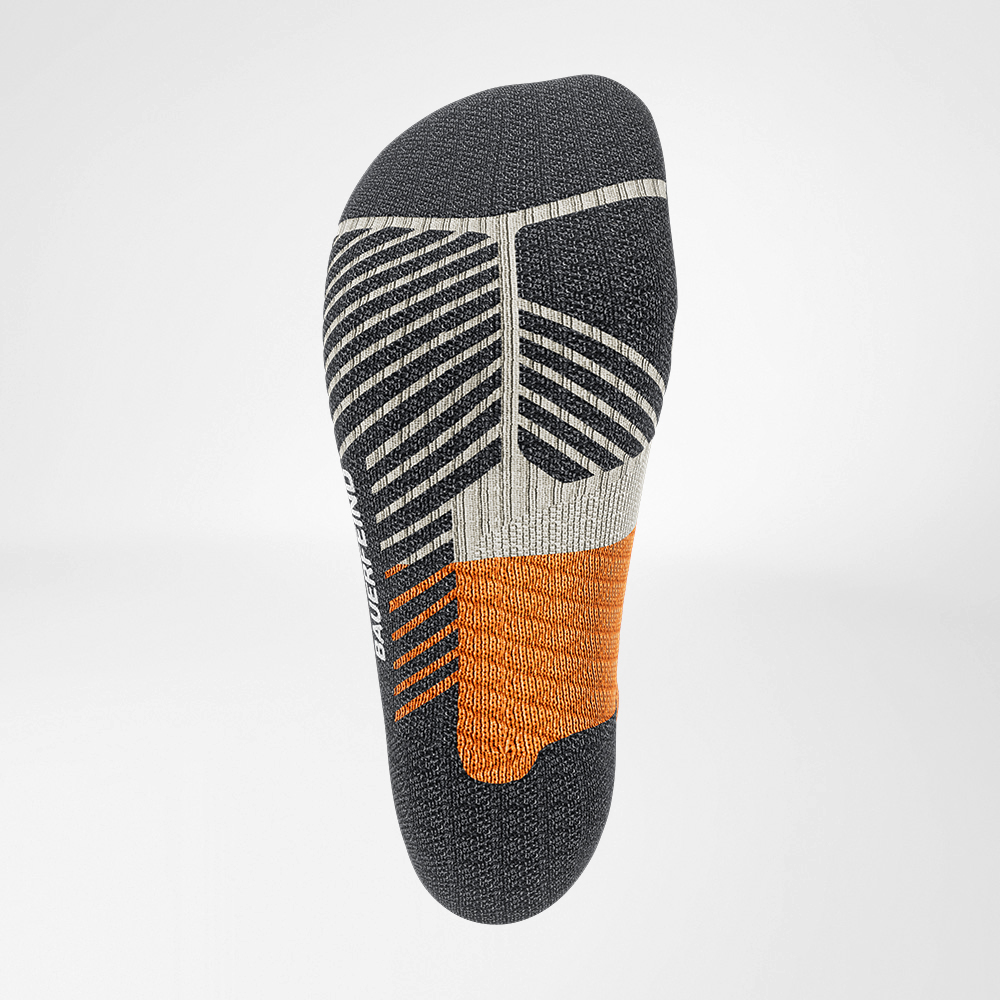 Trailrun - Running Socks Chalk Unter View Bekijk van onderstaande - Gedetailleerd beeld van de reliëf pekel van de Trail Run - Running Socks