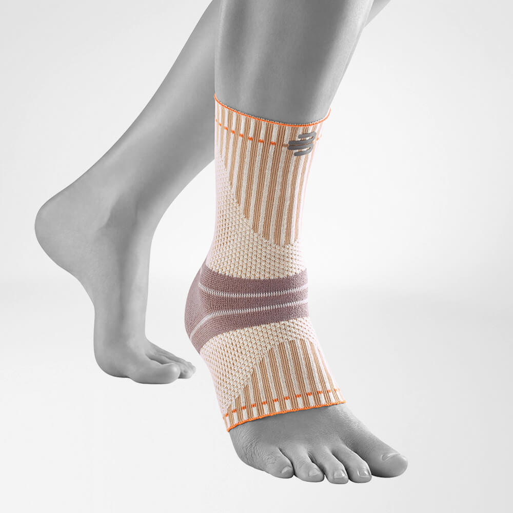 Hoogwaardige buiten enkelbrace voor beste ondersteuning en bescherming Grijze enkelbandage voor buitenactiviteiten, biedt uitstekende ondersteuning en stabiliteit