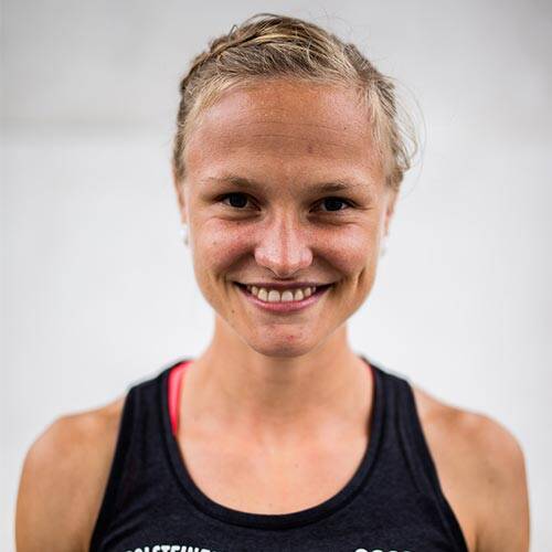 Lange -distantieloper Anna Hahner Portret van Anna Hahner