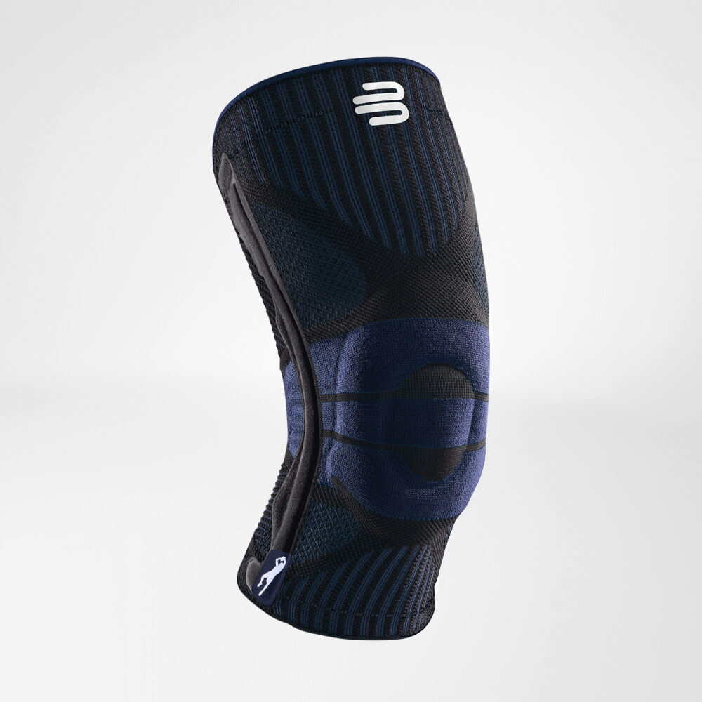 Volledig uitzicht op de Black Knee Band voor Sport Dirk Nowitzki Edition