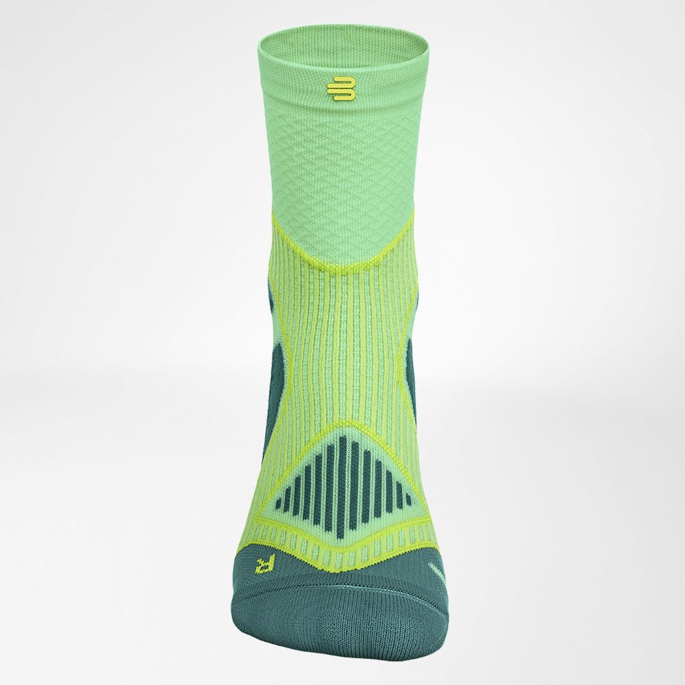 VOORUIT VOLLEDIG VOORZICHT VAN DE GROENE TRekken SOCKS